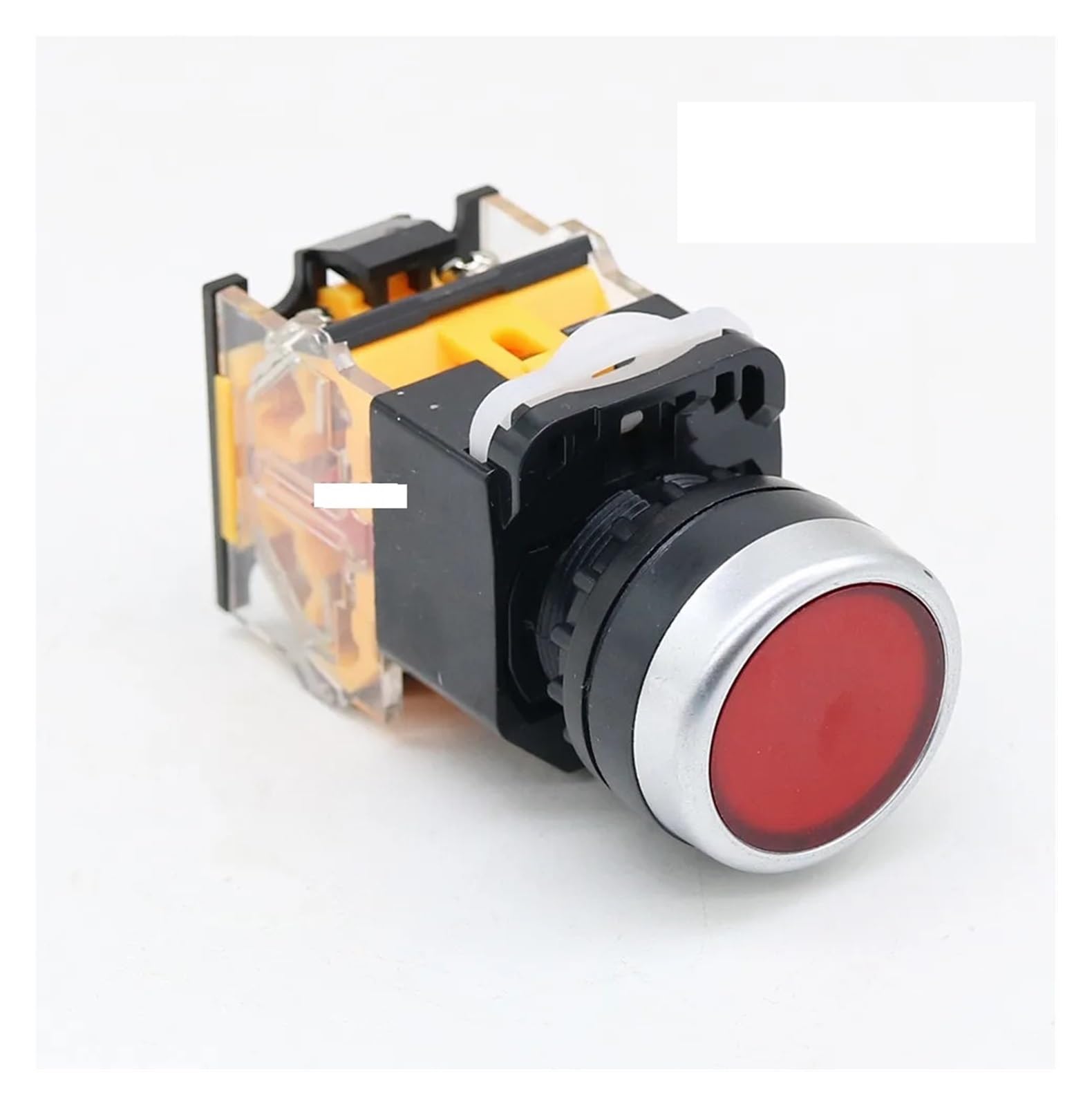 LA38 series 22mm flat head button switch 1NO/1NC instantaneous button switch 2 positions power start control switch DERYLFGND(Red) von DERYLFGND