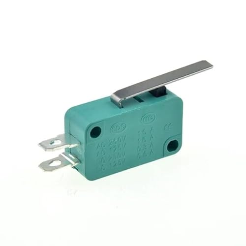 Limit Switch 16A 250V 125V SPST 4.8mm Pin NO NC Normally Open Closed 16mm 52mm Arc Roller Lever Touch Switches Microswitch DERYLFGND(28mm Lever) von DERYLFGND