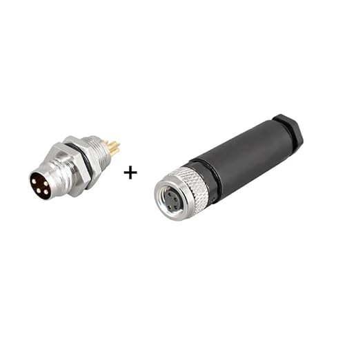 M8 waterproof connector - 3P4P male female M8 waterproof socket sensor cable connector DERYLFGND(M8-4Pin M-F,2 sets) von DERYLFGND