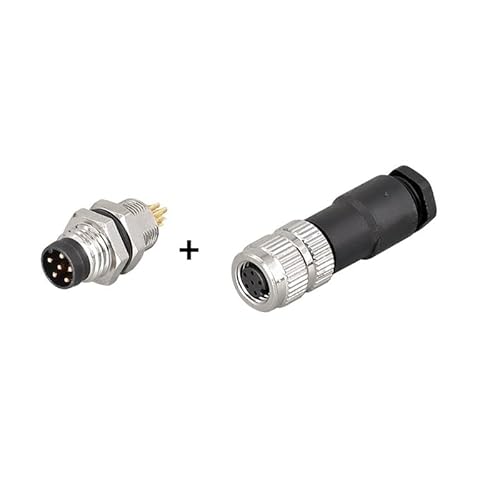 M8 waterproof connector - 3P4P male female M8 waterproof socket sensor cable connector DERYLFGND(M8-6Pin M-F,5 sets) von DERYLFGND