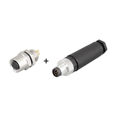 M8 waterproof connector - 3P4P male female M8 waterproof socket sensor cable connector DERYLFGND(M8-8Pin F-M,3 sets) von DERYLFGND