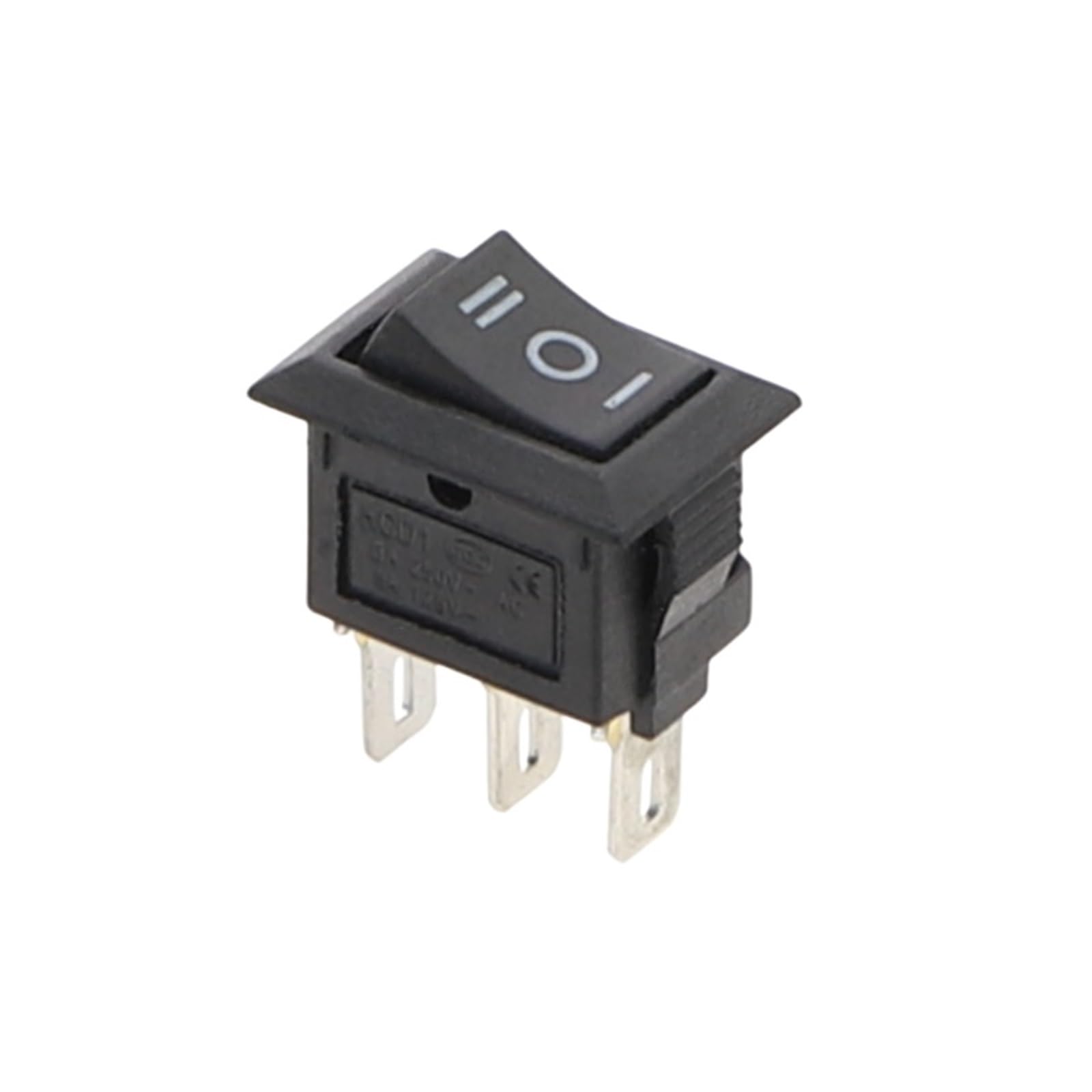 Push Button Switchs 10x15mm SPST 2/3Pin 3A 250V KCD11 Snap-in on-Off on-on Rocker Switch 10MM*15MM Black Red and White DERYLFGND(3D3P-Black,One Size) von DERYLFGND