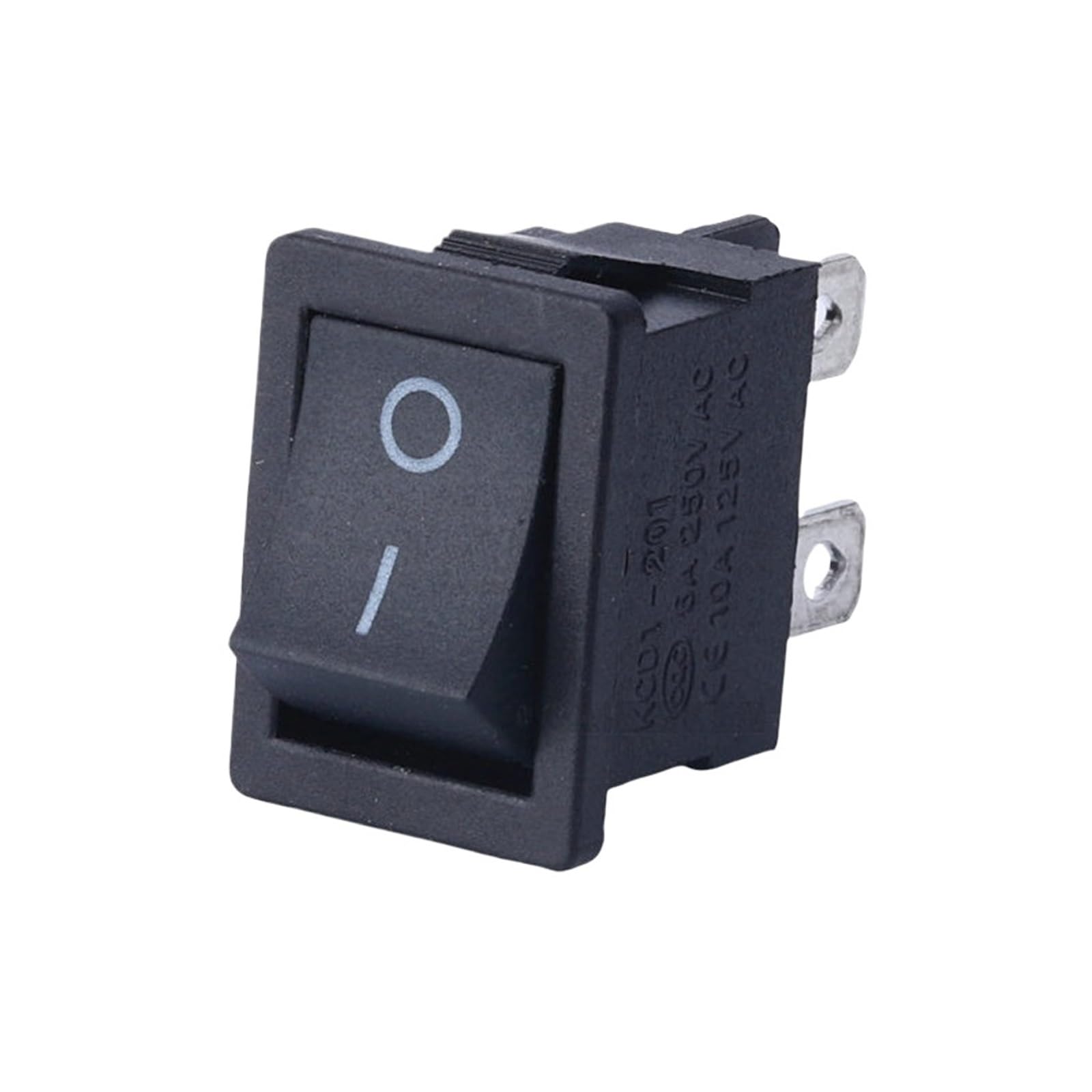 RS239 4P 6A 250V black rocker switch microswitch on-off function KCD1-201-4 DERYLFGND(Nero) von DERYLFGND