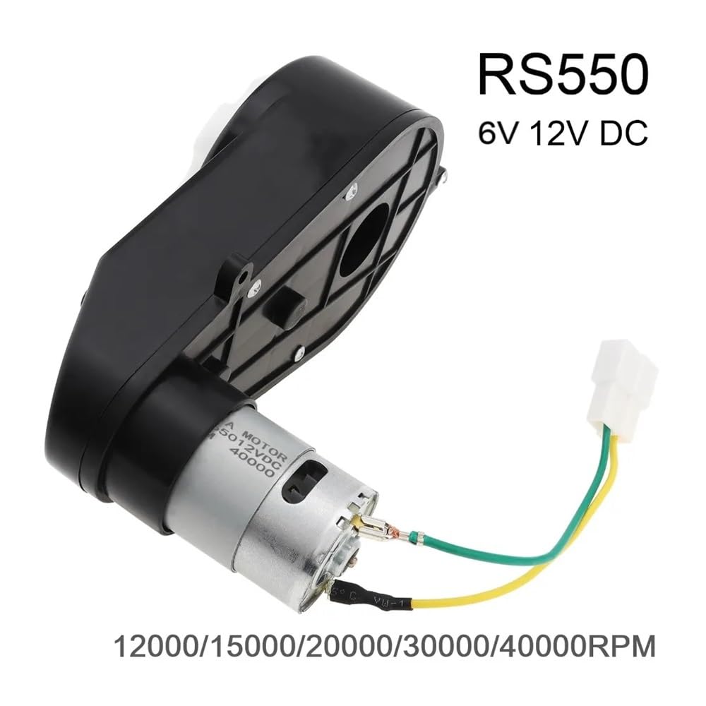 RS550 6V 12V DC electronic starter Gearbox Toy Car Wheels electronic starter High Speed Brushed electronic starter for Remote Control Toy Car DERYLFGND(12000RPM 12V) von DERYLFGND