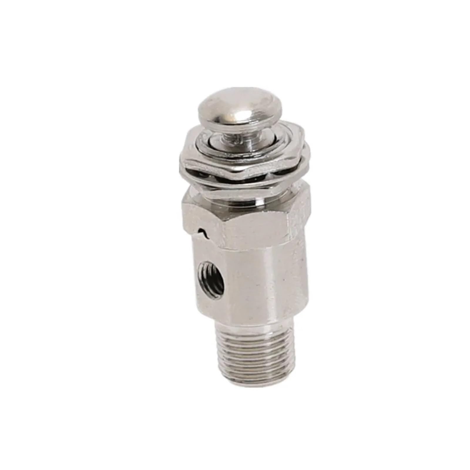 TAC-3P Air Pneumatic Mechanical Valve Exhaust valve 2 Position 3 Way M5 Female 1/8" Male Thread Button Switch Valves with Fittin DERYLFGND(No Fittings) von DERYLFGND