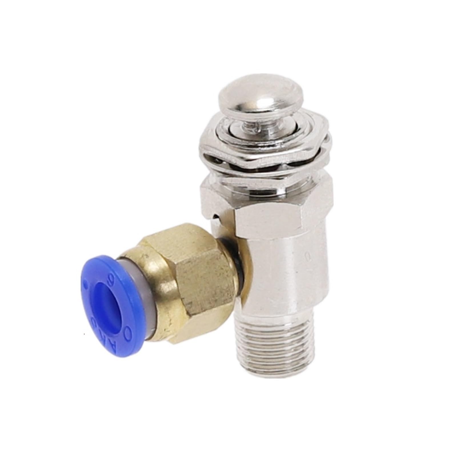 TAC-3P Air Pneumatic Mechanical Valve Exhaust valve 2 Position 3 Way M5 Female 1/8" Male Thread Button Switch Valves with Fittin DERYLFGND(With 4mm Fitting) von DERYLFGND