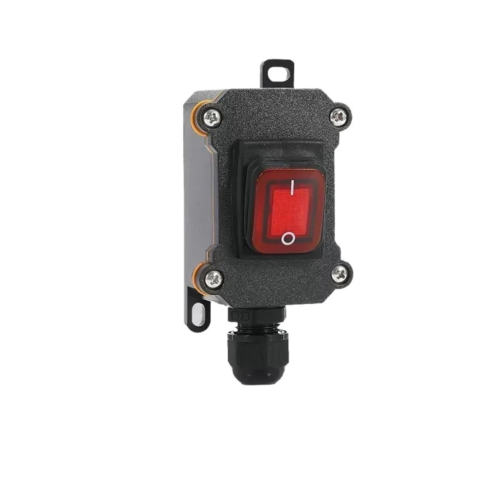 Waterproof switch Waterproof ship type switch220V/24V/12V 20A Rain proof outside the electrical roomAmpere boxSecond gear IP65 DERYLFGND(Single red 220V,20 PCS) von DERYLFGND