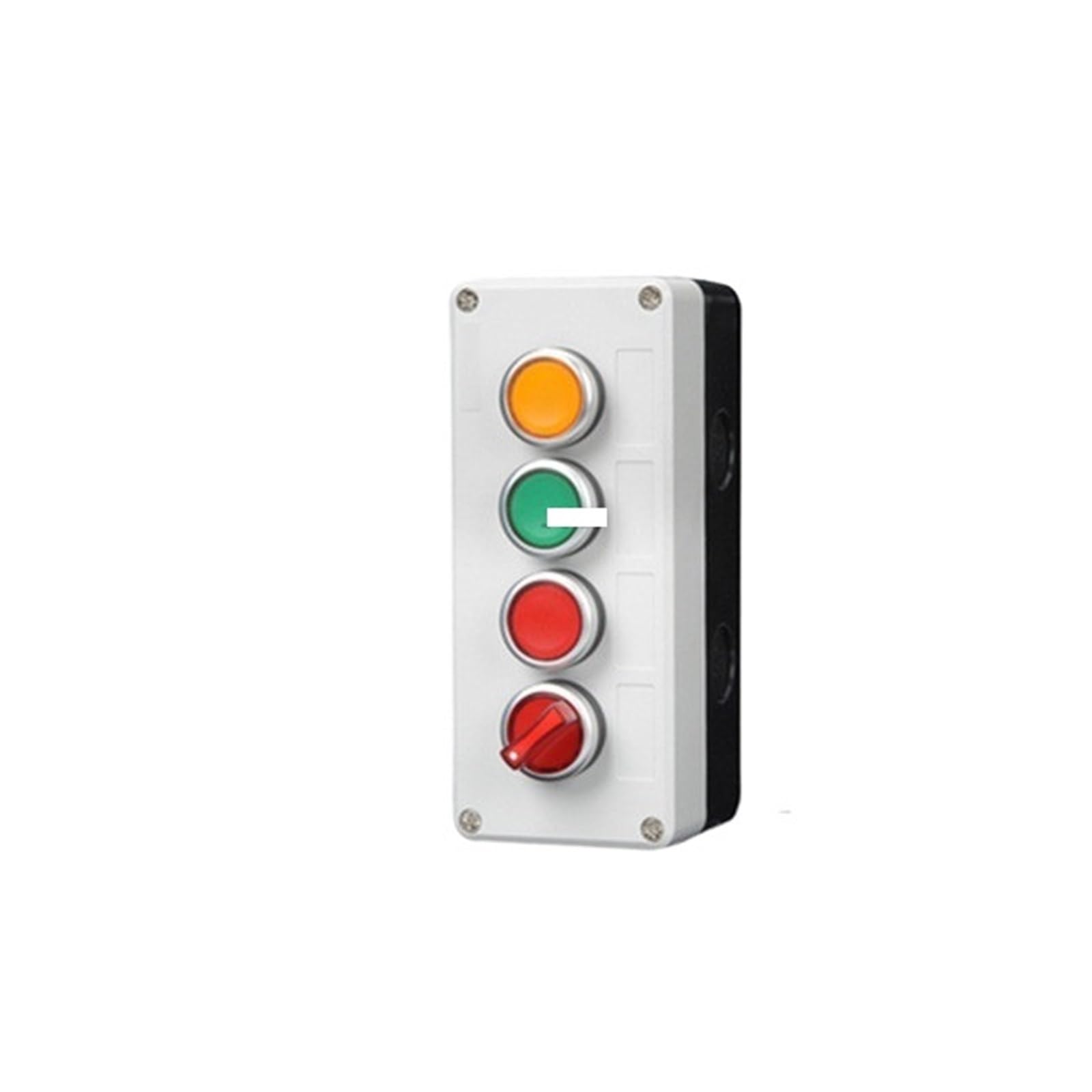 With LED light button witch control box emergency stop button 24V/220V industrial switch box waterproof button indicator light DERYLFGND(4-01,220V) von DERYLFGND