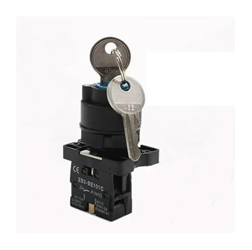 XB2-EG21XB2-EG33 2/3 positions key-operated 1NO/2NO Latching self-Locking selector pushbutton switch 22mm DERYLFGND(XB2-EG21) von DERYLFGND