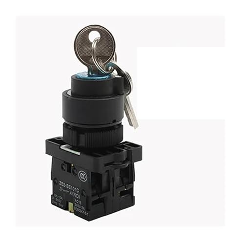 XB2-EG21XB2-EG33 2/3 positions key-operated 1NO/2NO Latching self-Locking selector pushbutton switch 22mm DERYLFGND(XB2-EG33) von DERYLFGND