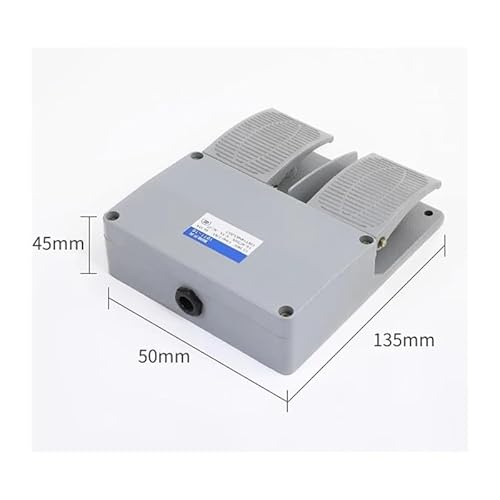 YDT1-16 AC 380V 6A aluminum double with KH9011 core silver point foot pedal switch MD6-L02 DERYLFGND von DERYLFGND