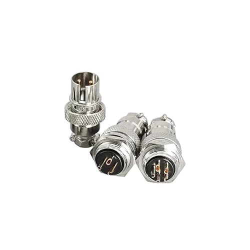 female base 16MF-2/3/4/5/6/7/8pins male and female reverse connector GX16MM DF16 Plate front installation DERYLFGND(GX16F-6P) von DERYLFGND