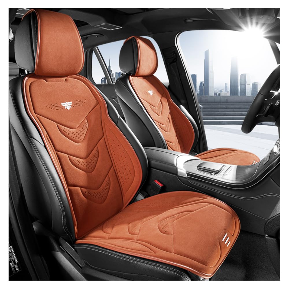 DESIAR Autositzbezüge Serie für Lincoln Navigator MKZ MKC MKX Mks MKT kompatibler Autositzbezug, Orange von DESIAR