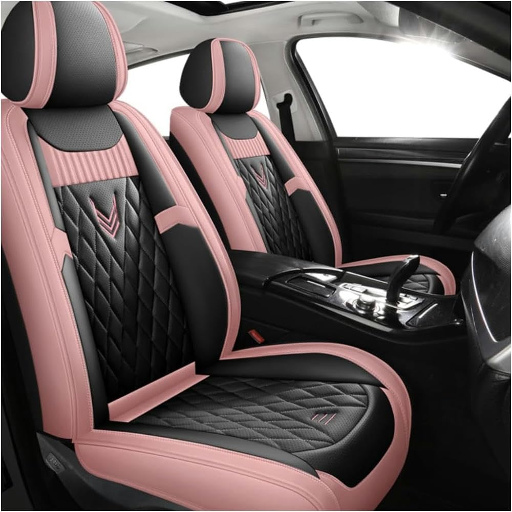 DESIAR Autositzbezüge Serie für MB C-Klasse C250 W204 Sport C350 W204 Sport C220 W204 AMG kompatibler Autositzbezug_Rosa von DESIAR