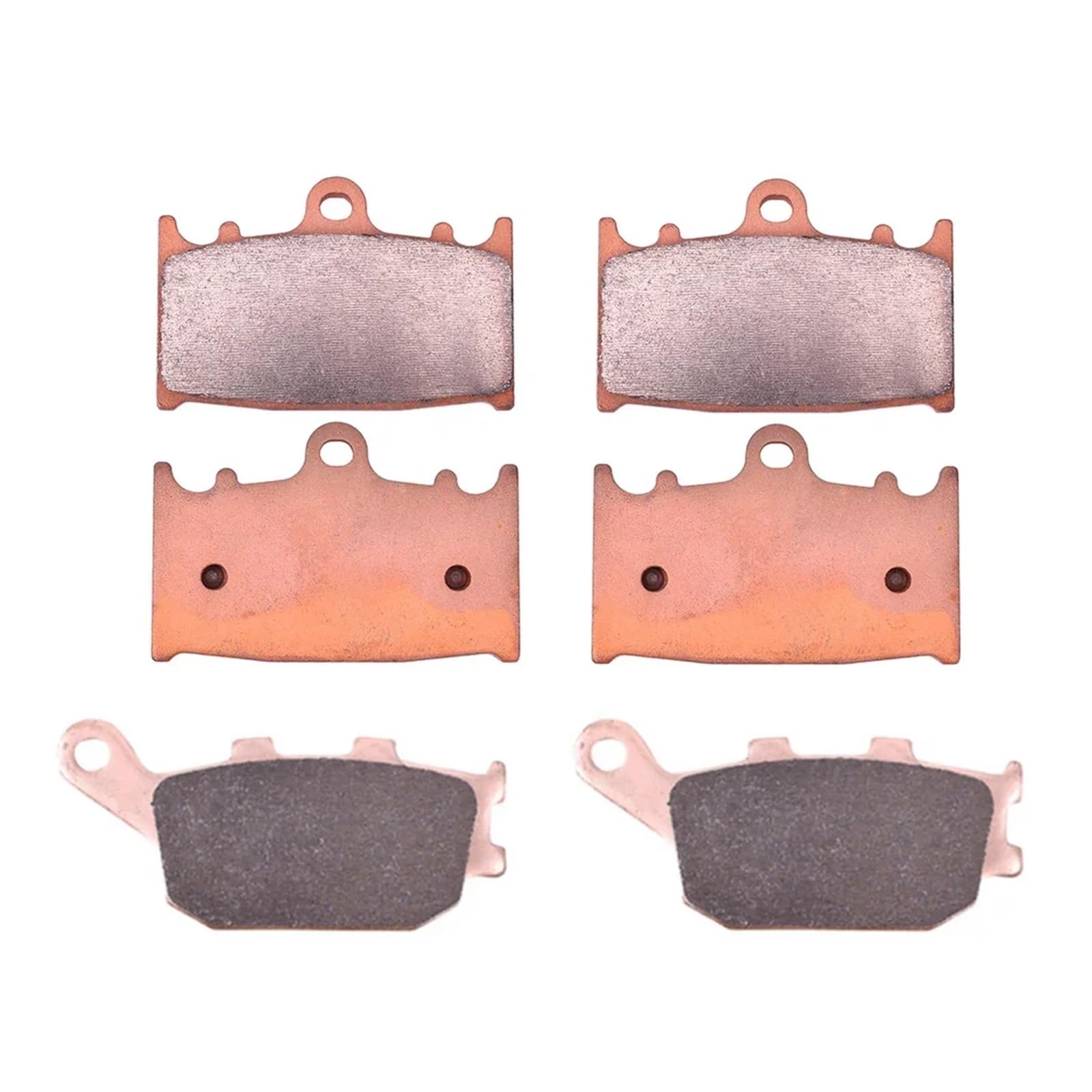 1000CC Motorrad Vorne Hinten Bremsbeläge Disc Tabletten for SV1000 SV1000S SV1000SK SV Verkleidet 1000 2003-07 GSX1250 GSX 1250(1set Copper Based) von DEWADE