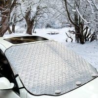 Auto Windschutzscheibenabdeckung, für Suzuki SX4 Heavy Duty Ultra Thick Protective Windschutzscheibe Abdeckung Schnee Eis Frost Sonne UV Staub Wasserabweisend von DEYOQBD