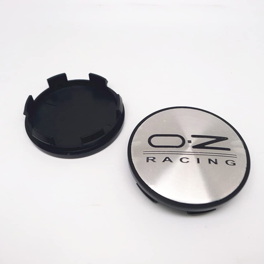 4 Stück Nabendeckel Radnabendeckel für OZ Racing 59mm 65mm Wasserdicht Staubdicht Dekoration Zubehör,B-59mm von DEZARO