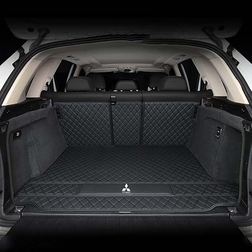 Auto Kofferraummatten, Für Mitsubishi Outlander (5 Seats) 2016-2018 (high Configuration), Kratzfest, Allwetter, Schützt vor Schmutz, verschleißfest, Vollabdeckung, Innere Zubehör,E von DFCDWTG