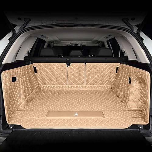 Auto Kofferraummatten, Für Mitsubishi Outlander (7seats) 2016-2018 (Low Configuration), Kratzfest, Allwetter, Schützt vor Schmutz, verschleißfest, Vollabdeckung, Innere Zubehör,G von DFCDWTG