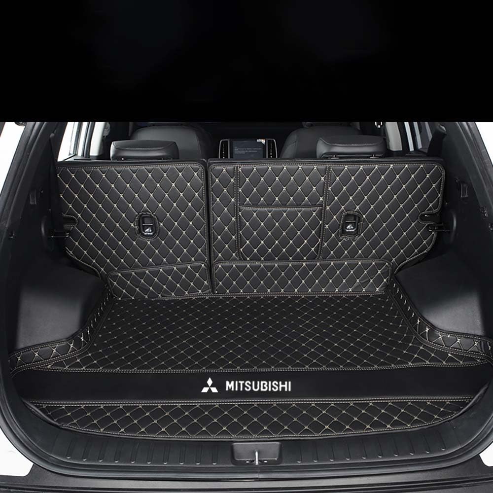 Auto Kofferraummatten, Für Mitsubishi Outlander (7seats) 2019- (high Configuration), Kratzfest, Allwetter, Schützt vor Schmutz, verschleißfest, Vollabdeckung, Innere Zubehör,C von DFCDWTG