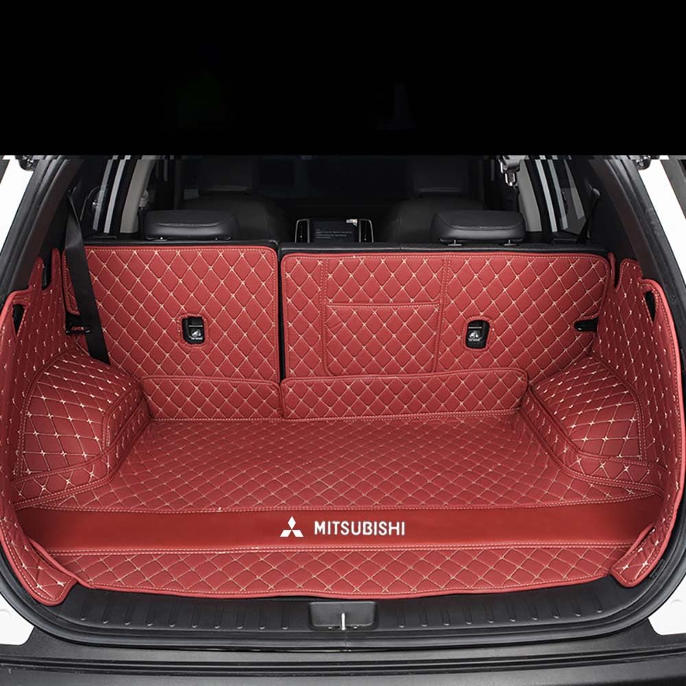 Auto Kofferraummatten, Für Mitsubishi Outlander EX 2010-2012, Kratzfest, Allwetter, Schützt vor Schmutz, verschleißfest, Vollabdeckung, Innere Zubehör,L von DFCDWTG