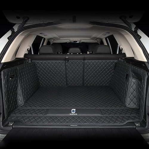 Auto Kofferraummatten, Für Volvo XC90 5seats 2010-2014, Kratzfest, Allwetter, Schützt vor Schmutz, verschleißfest, Vollabdeckung, Innere Zubehör,F von DFCDWTG