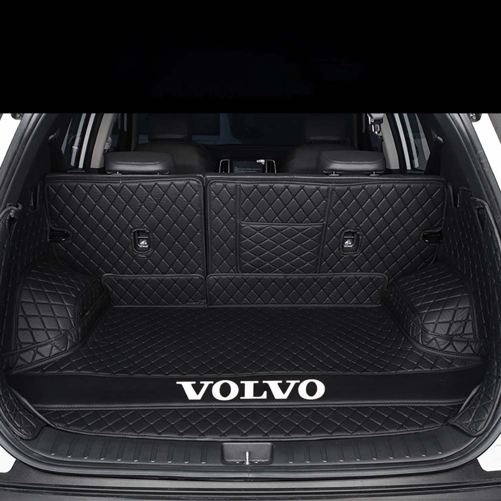 Auto Kofferraummatten, Für Volvo XC90 5seats 2015-, Kratzfest, Allwetter, Schützt vor Schmutz, verschleißfest, Vollabdeckung, Innere Zubehör,J von DFCDWTG