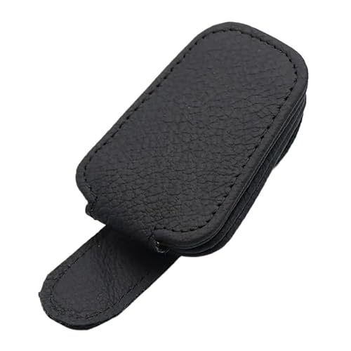 Sonnenbrillenhalter for die Autoblende, Auto-Brillenhalter-Clip, Sonnenblenden-Zubehör, Brillenhalter, Auto-Brillenaufhänger, geeignet for Autoblenden, geeignet for verschiedene Brillengrößen(Black) von DFJOENVLDKHFE