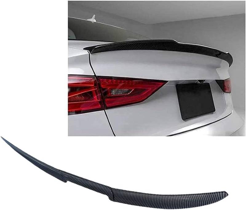 Auto Heckspoiler für Subaru Legacy Wagon BM/BR BL/BP BH BG BF Wagon Estate 1994-2014, Auto Kofferraumspoiler Heckflügel Lippe Dekoration, Car Tuning Styling Zubehör,B/Carbon Fiber Look von DGCS