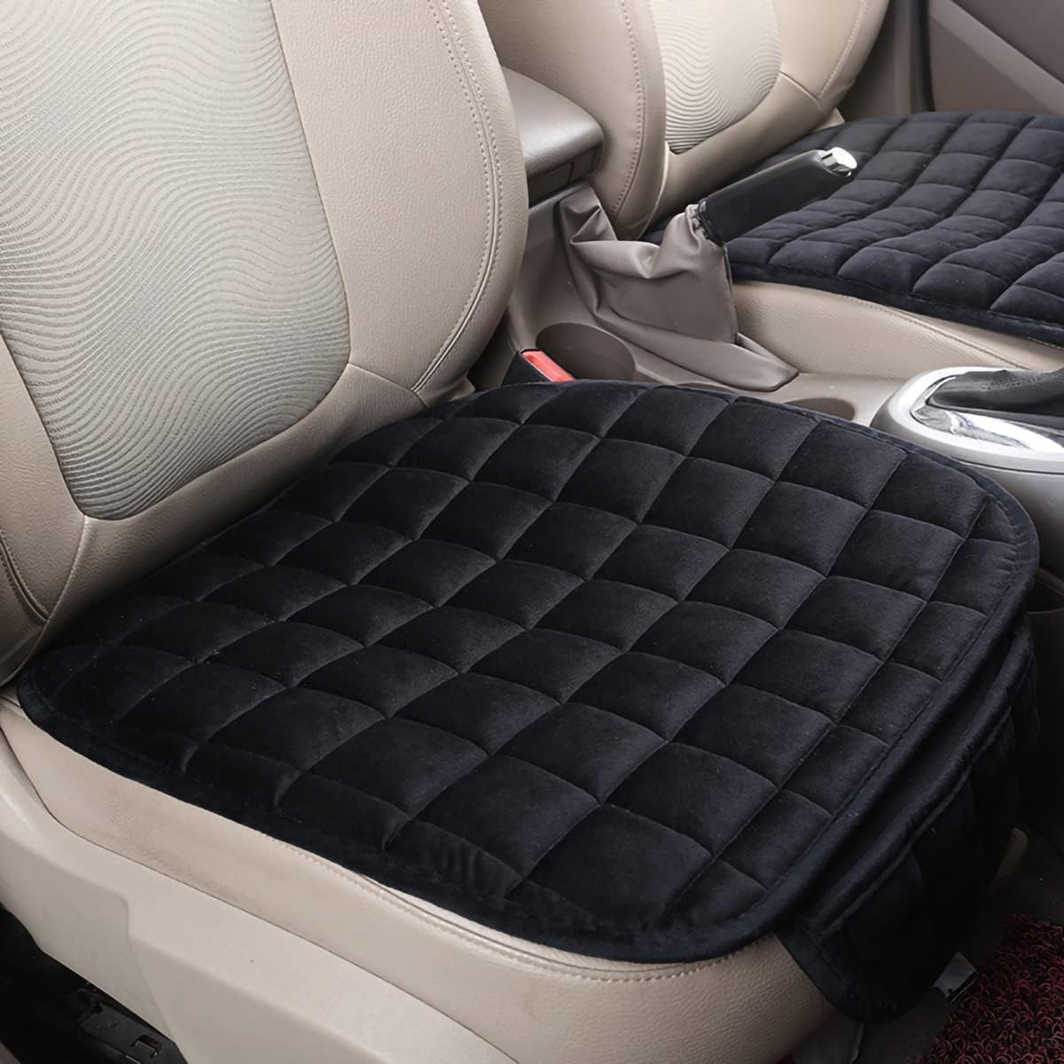 Auto Sitzauflage Sitzkissen Sitzbezüge für Mercedes Benz Classe CLC CLC 220 CL203 /CLC 180 CL203 /CLC 200 CL203 2008-2011, Auto Backless Plüsch Sitzkissen Breathable Anti-Rutsch-Matte, Innere Zubehör von DGCS