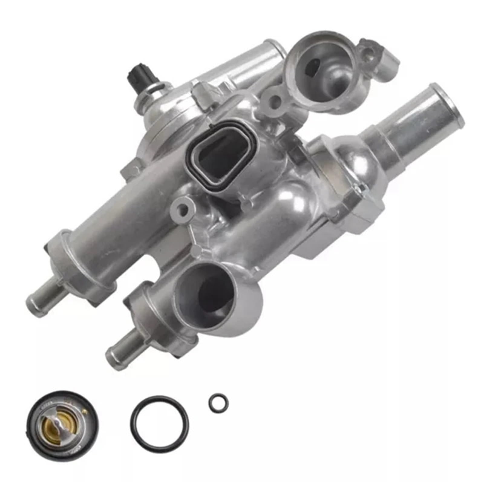 Auto Thermostat Kfz-Thermostatgehäuse-Baugruppe Passend für Dodge Passend für Caliper Passend für Jeep Passend für Compass 68003582AB Motor Thermostat von DGOINGPI