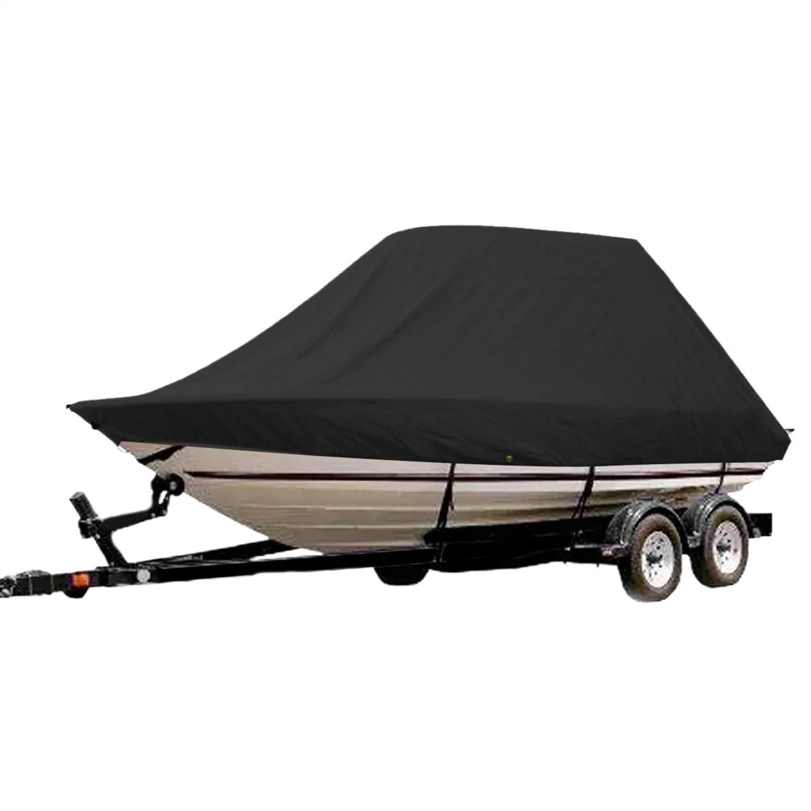 Bootsabdeckung 18-28ft 210D Jumbo Cruiser Bootsabdeckung Heavy-Duty Marine Wasser Sonnenschutz UV-Schutz Fisch-Ski VHull Liegeplatzabdeckung Boat Cover Support(18-20FT) von DGOINGPI