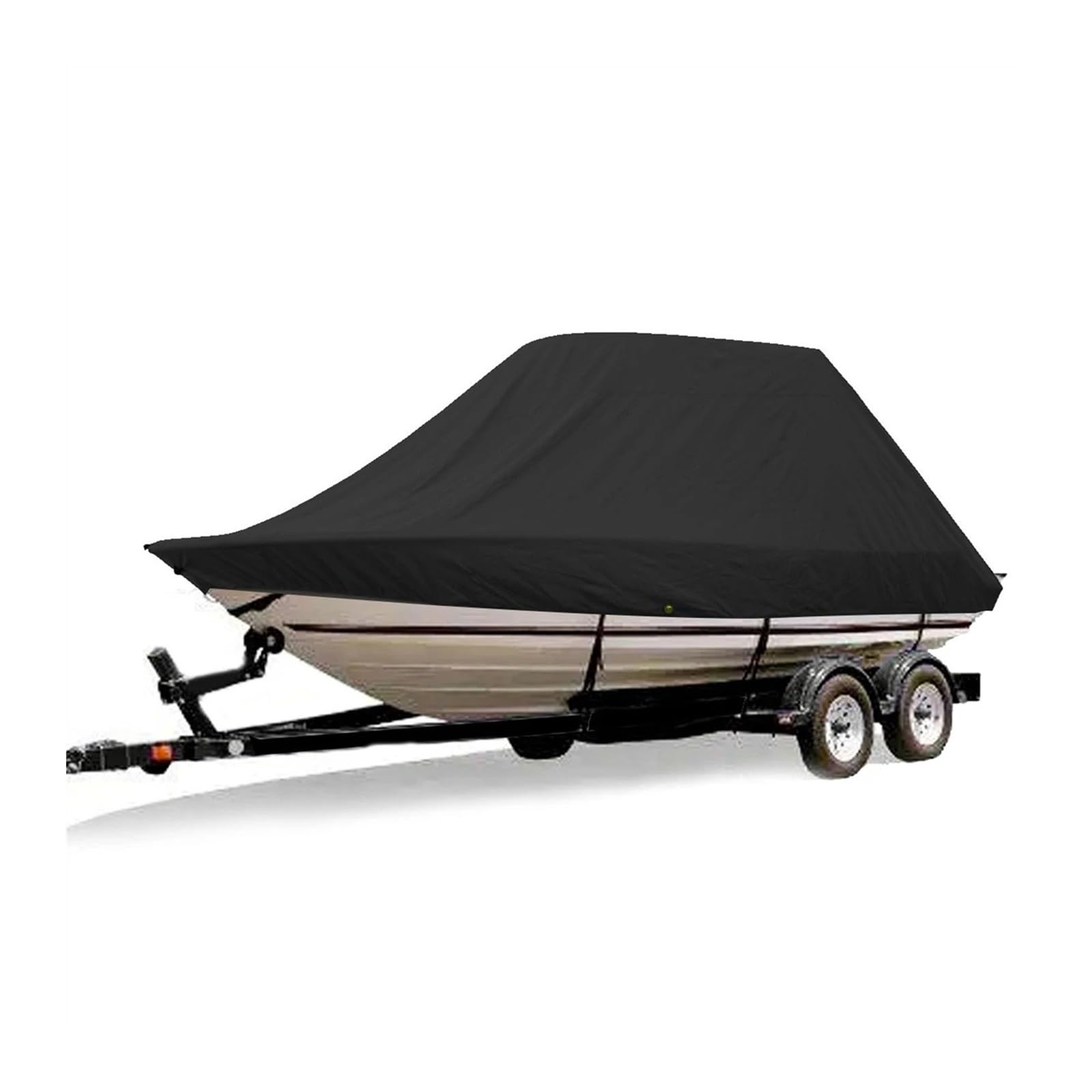 Bootsabdeckung 210D 18-28Ft Yachtbootabdeckung Bootsabdeckung Winterschneeabdeckung Wasserdichter Sonnenschutz Hochleistungsanhänger Marineabdeckung Boat Cover Support(18-20FT) von DGOINGPI