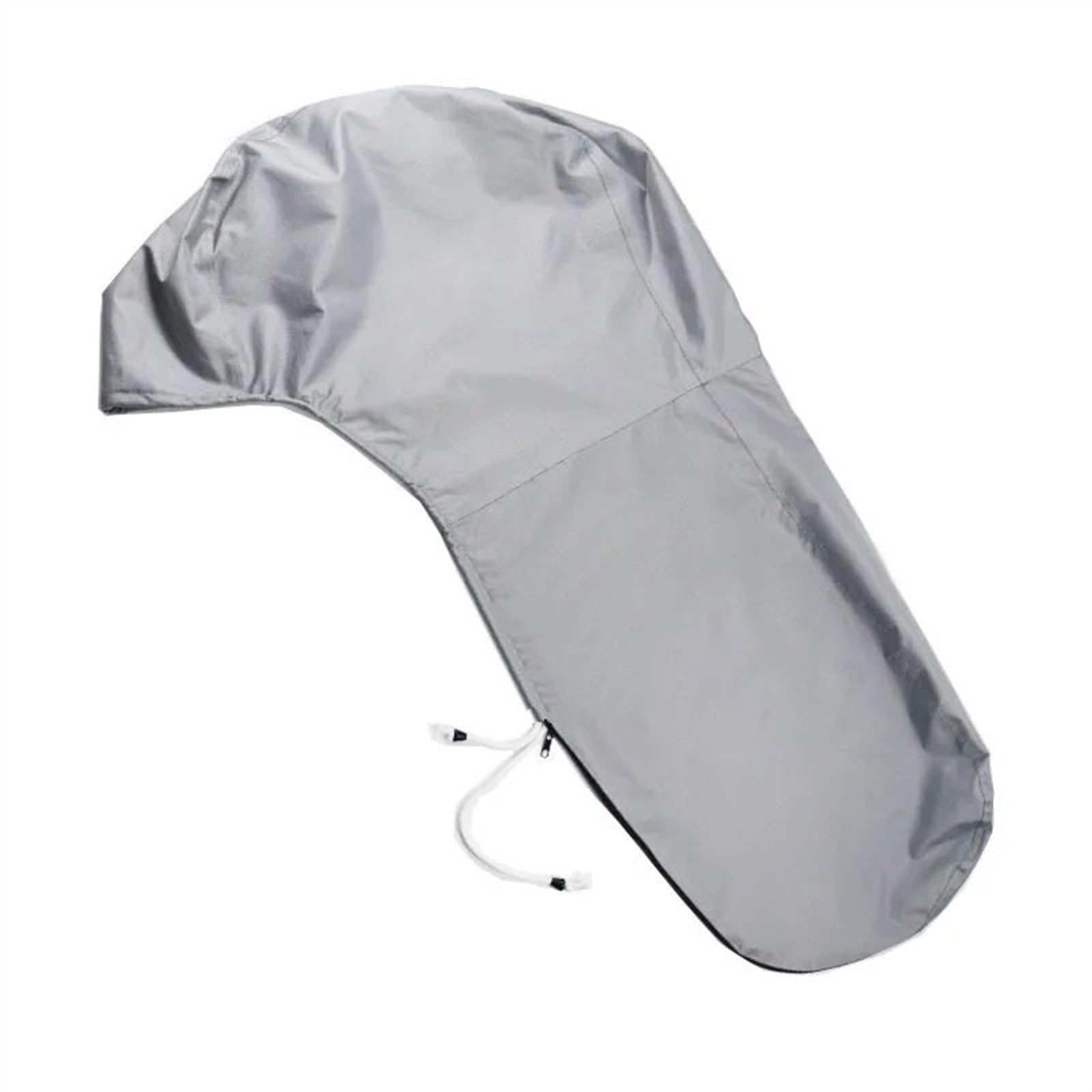 Bootsabdeckung 600D 6-225 PS Volle Außenbordmotor-Bootsabdeckung, grau, wasserdicht, Kratzfest, robuster Außenbordmotorschutz Boat Cover Support(100-150hp) von DGOINGPI