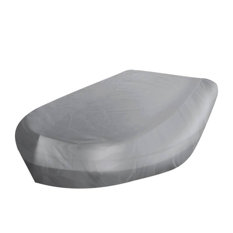 Bootsabdeckung Bootsabdeckung Schlauchbootabdeckung Wasserdicht UV Sonnenschutz Staubschutz Bootsplane Bootszubehör Boat Cover Support(270X165X46cm-Gray) von DGOINGPI