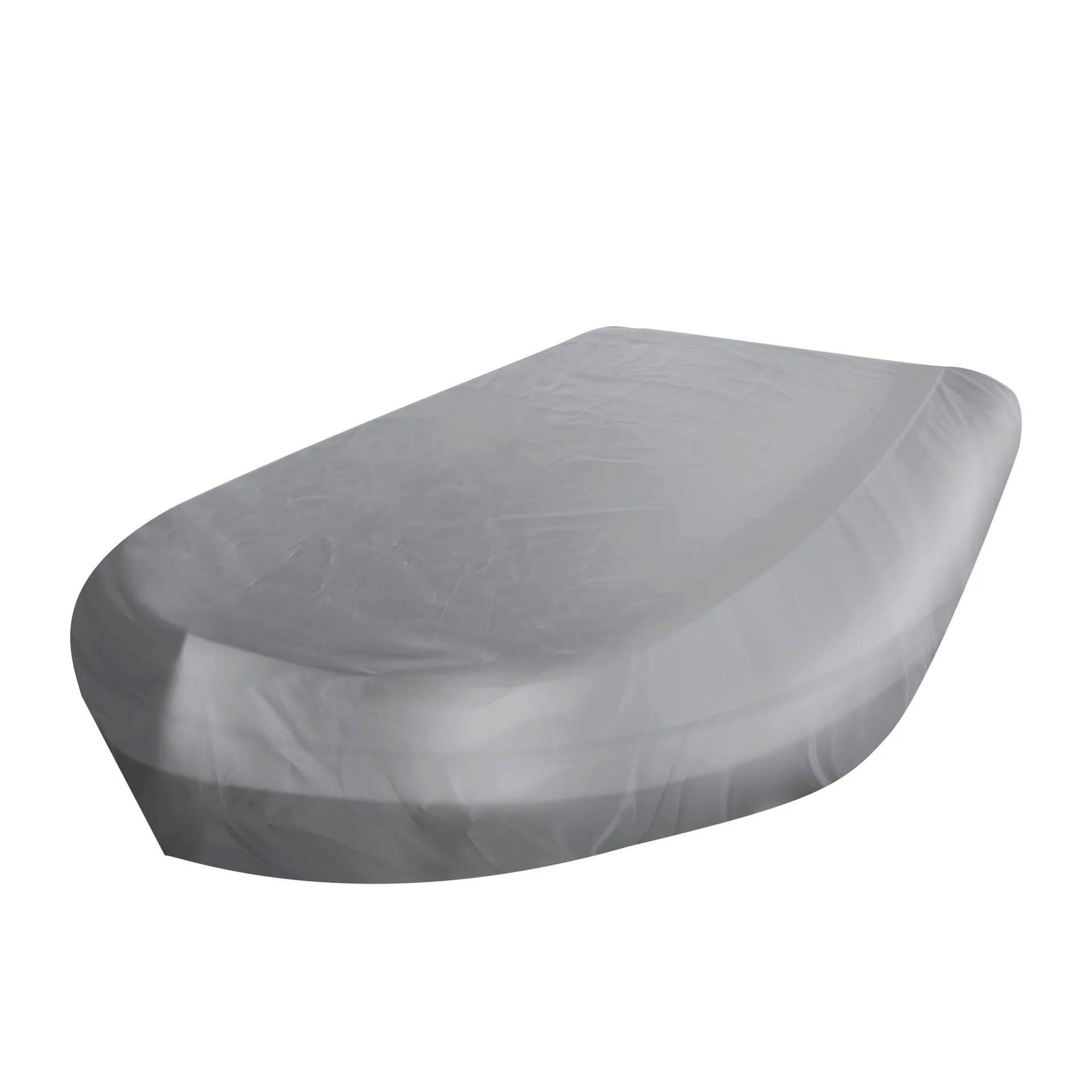 Bootsabdeckung Bootsabdeckung Schlauchbootabdeckung Wasserdicht UV Sonnenschutz Staubschutz Bootsplane Bootszubehör Boat Cover Support(380X200X46cm-Gray) von DGOINGPI