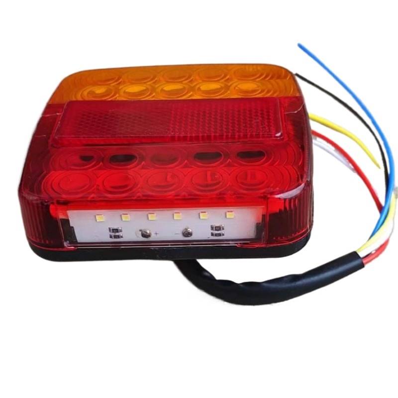 DGOINGPI Rücklicht Komp 12V Rücklicht Blinker Anzeige 26 LED Rücklicht Auto Anzahl Platte Licht Brake Light(1pcs) von DGOINGPI