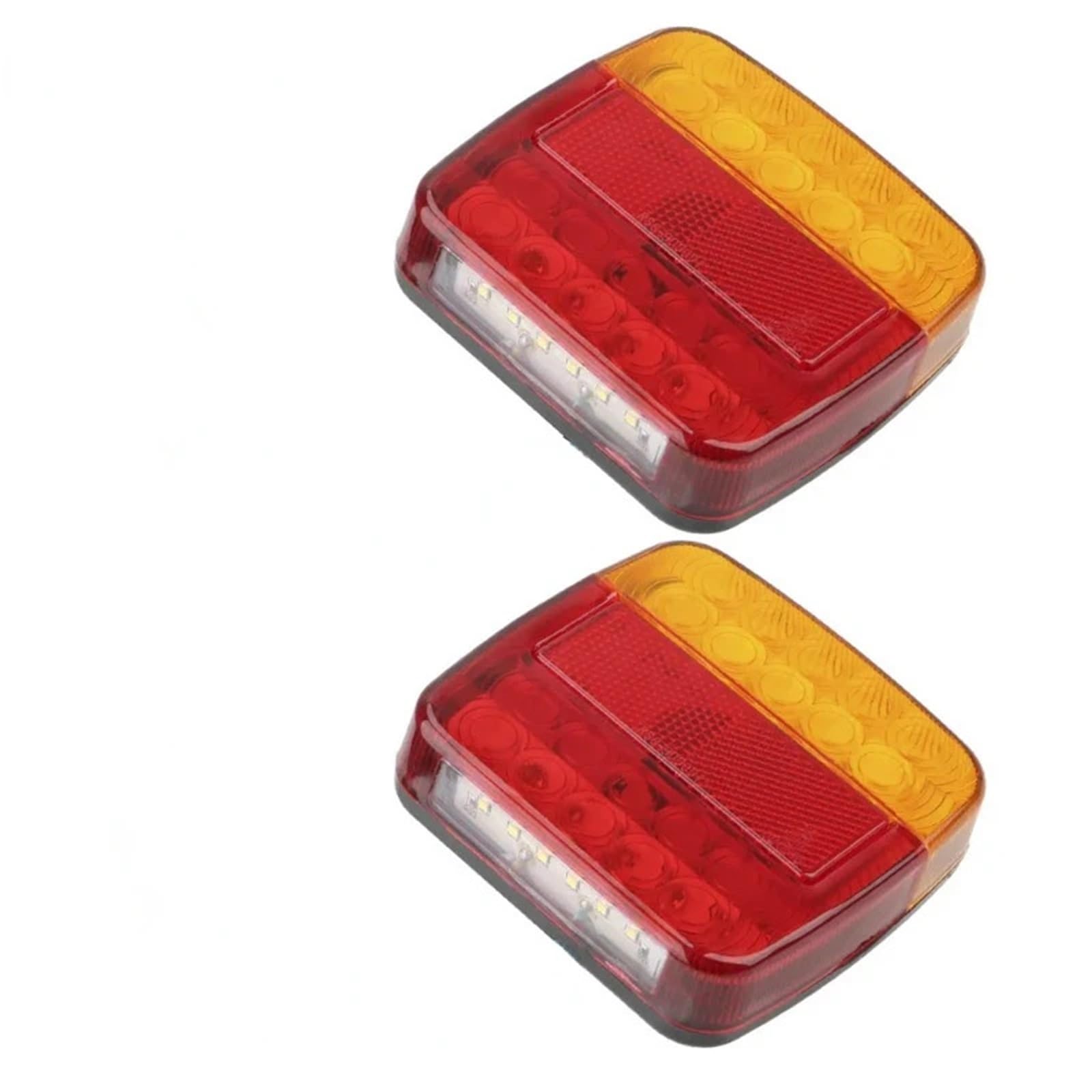 DGOINGPI Rücklicht Komp 12V Rücklicht Blinker Anzeige 26 LED Rücklicht Auto Anzahl Platte Licht Brake Light(2pcs) von DGOINGPI