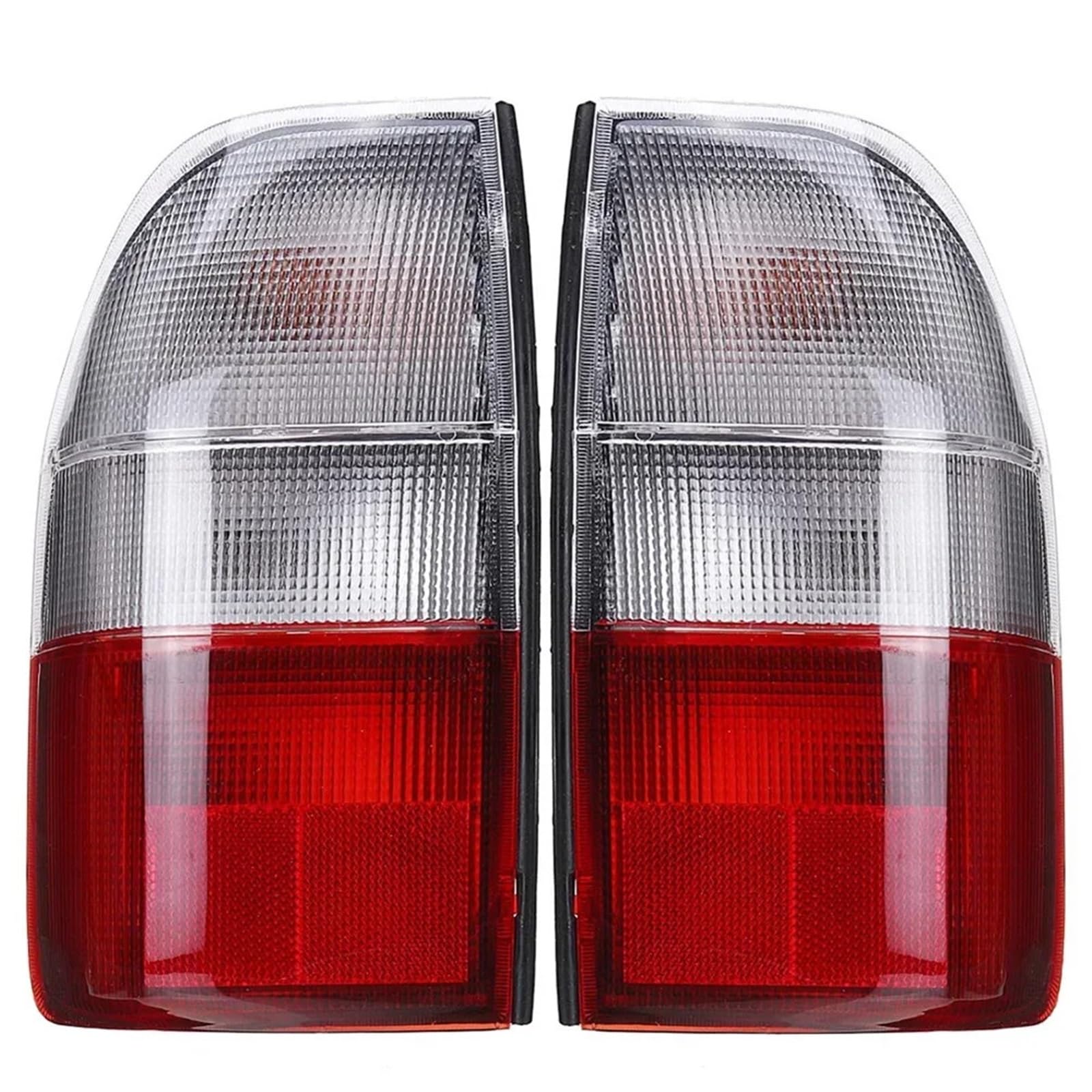 DGOINGPI Rücklicht Komp 2 STÜCKE Links und Rechts Rücklicht Lampe in Klar & Rot für Mitsubishi L200 MK3 1995-2006 Brake Light(Left right 2pcs) von DGOINGPI