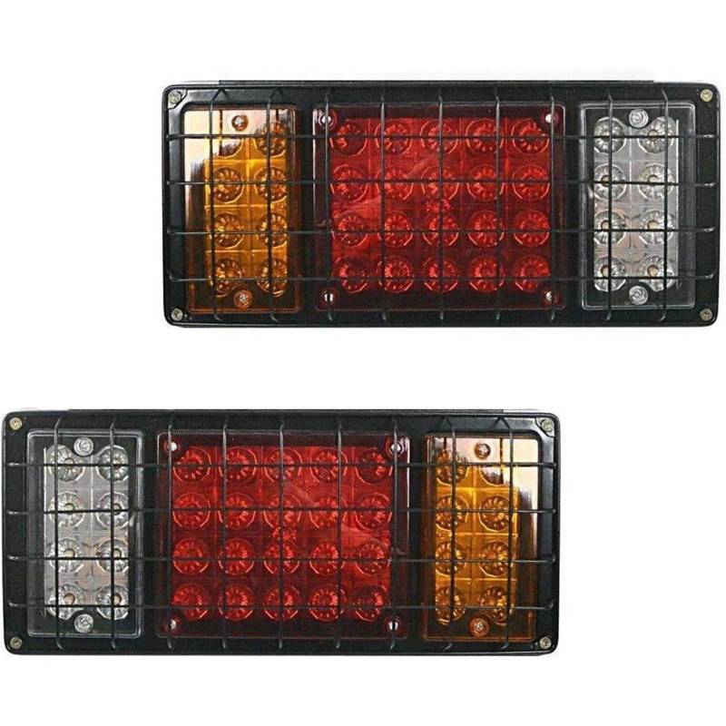 DGOINGPI Rücklicht Komp 2 x LED-Rücklicht passend für Anhänger, LKW, Wohnmobile, Camper, Pickups, technische Fahrzeuge usw. Brake Light von DGOINGPI