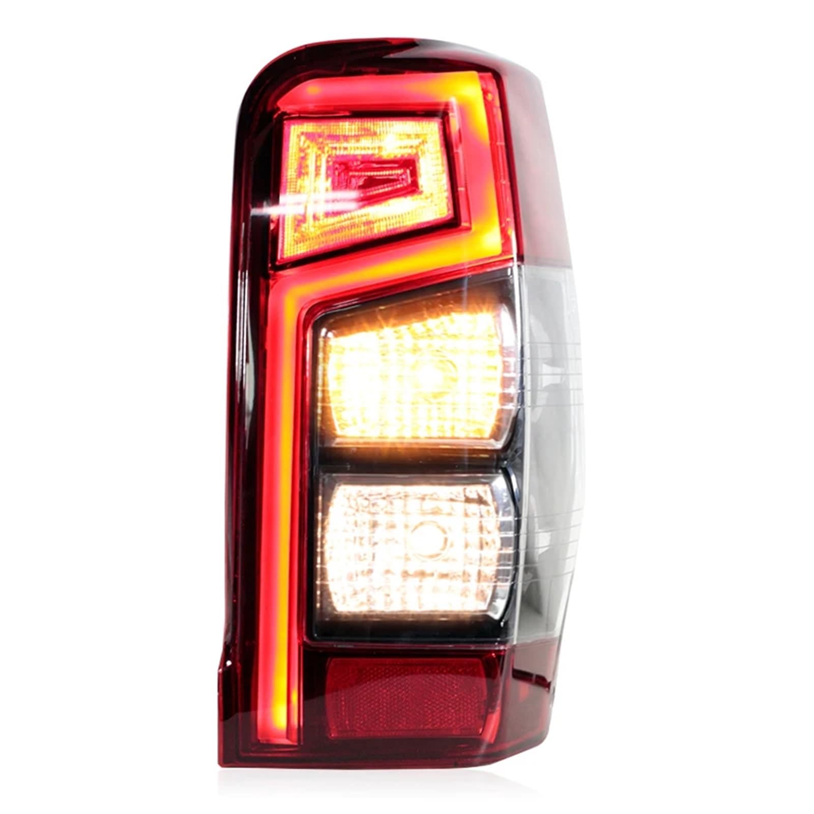 DGOINGPI Rücklicht Komp Auto Schwanz Licht Montage Für Mitsubishi L200 Triton 2019 2020 Bremse Lampe Schwanz Lampe 8330B213 8330B214 Brake Light(High Right) von DGOINGPI