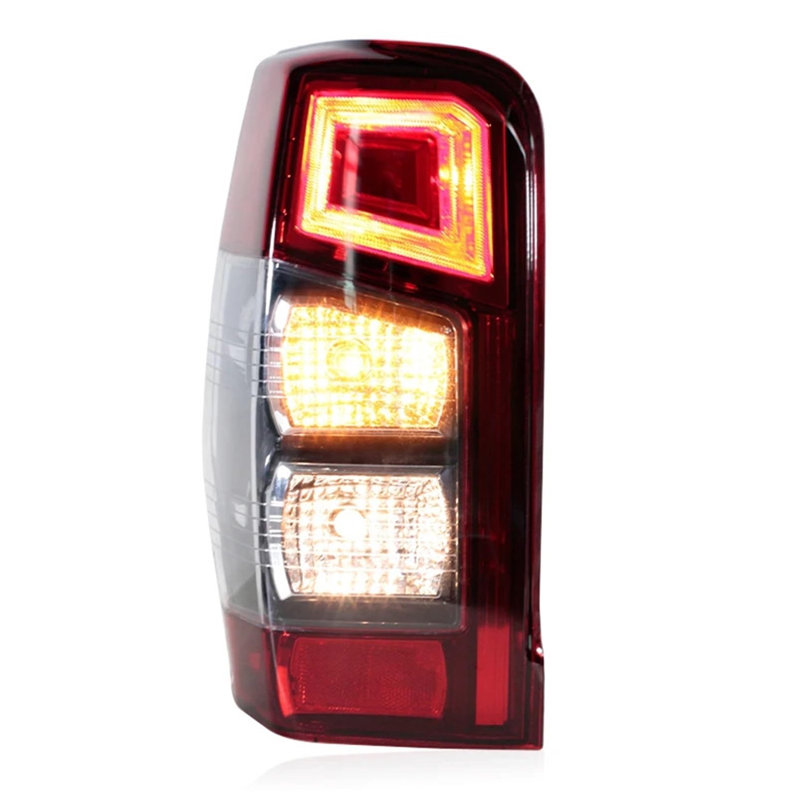 DGOINGPI Rücklicht Komp Auto Schwanz Licht Montage Für Mitsubishi L200 Triton 2019 2020 Bremse Lampe Schwanz Lampe 8330B213 8330B214 Brake Light(Low Left) von DGOINGPI