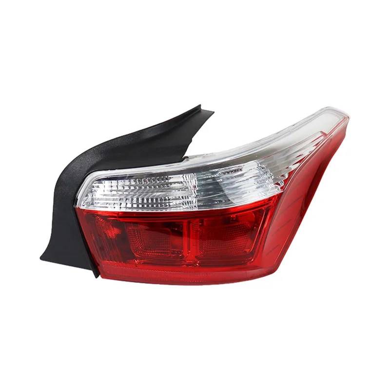 DGOINGPI Rücklicht Komp Autogehäuse Rücklicht ohne Leuchtmittel für Citroen C-Elysee Limousine 2014-2016 Brake Light(No bulb,Right) von DGOINGPI