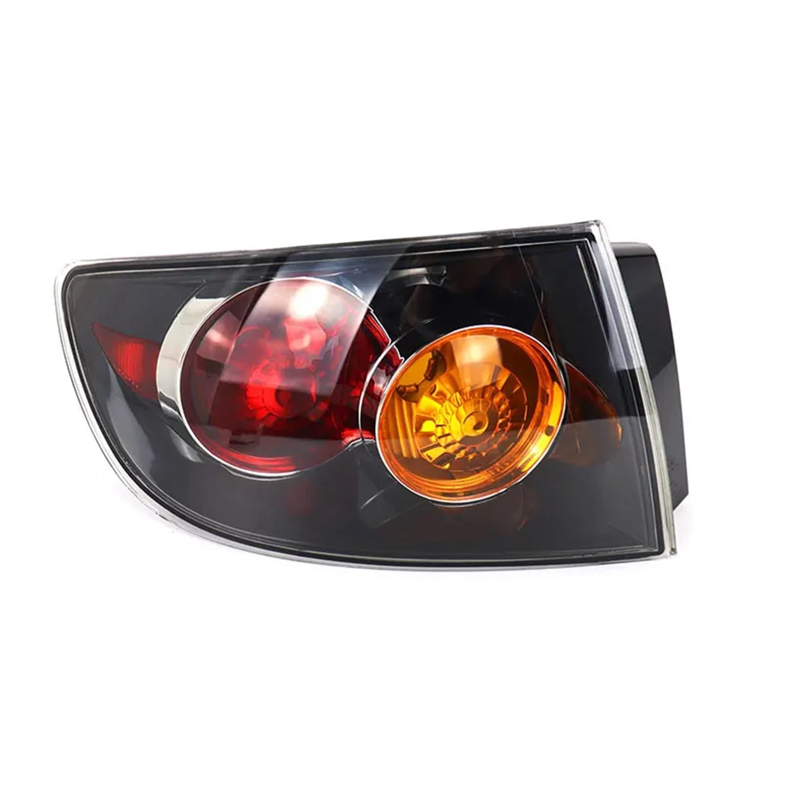 DGOINGPI Rücklicht Komp Für Mazda 3 Limousine 2004-2010 Rücklicht Hinten Blinker Warnung Bremse Rückfahr Lampe Rücklicht Gehäuse Brake Light(Outside-Left) von DGOINGPI