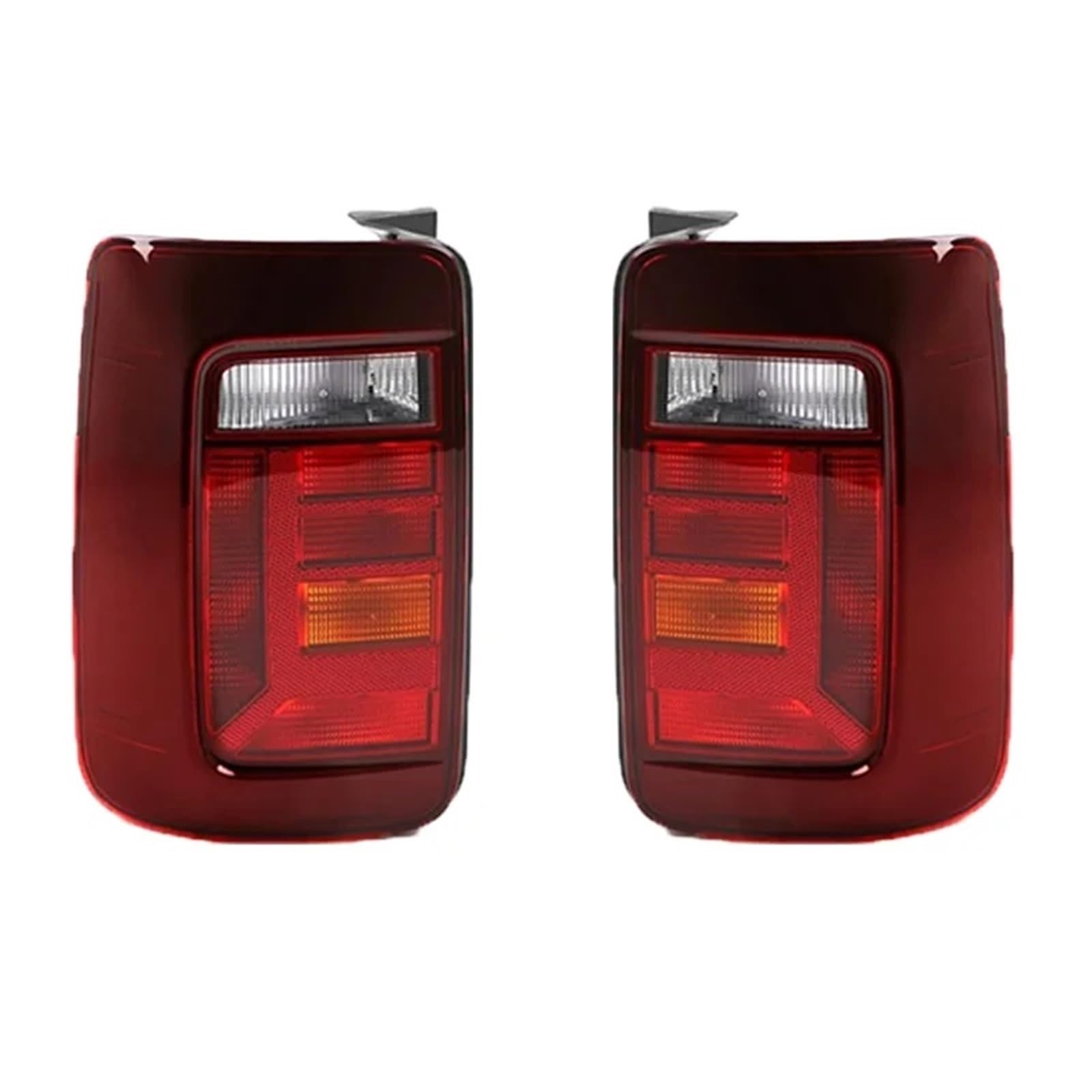 DGOINGPI Rücklicht Komp Für Volkswagen VW Caddy 2016-2020 Auto Rückleuchten Bremsleuchten Signal Blinker Auto Teile Brake Light(With Bulbs,Right and left) von DGOINGPI