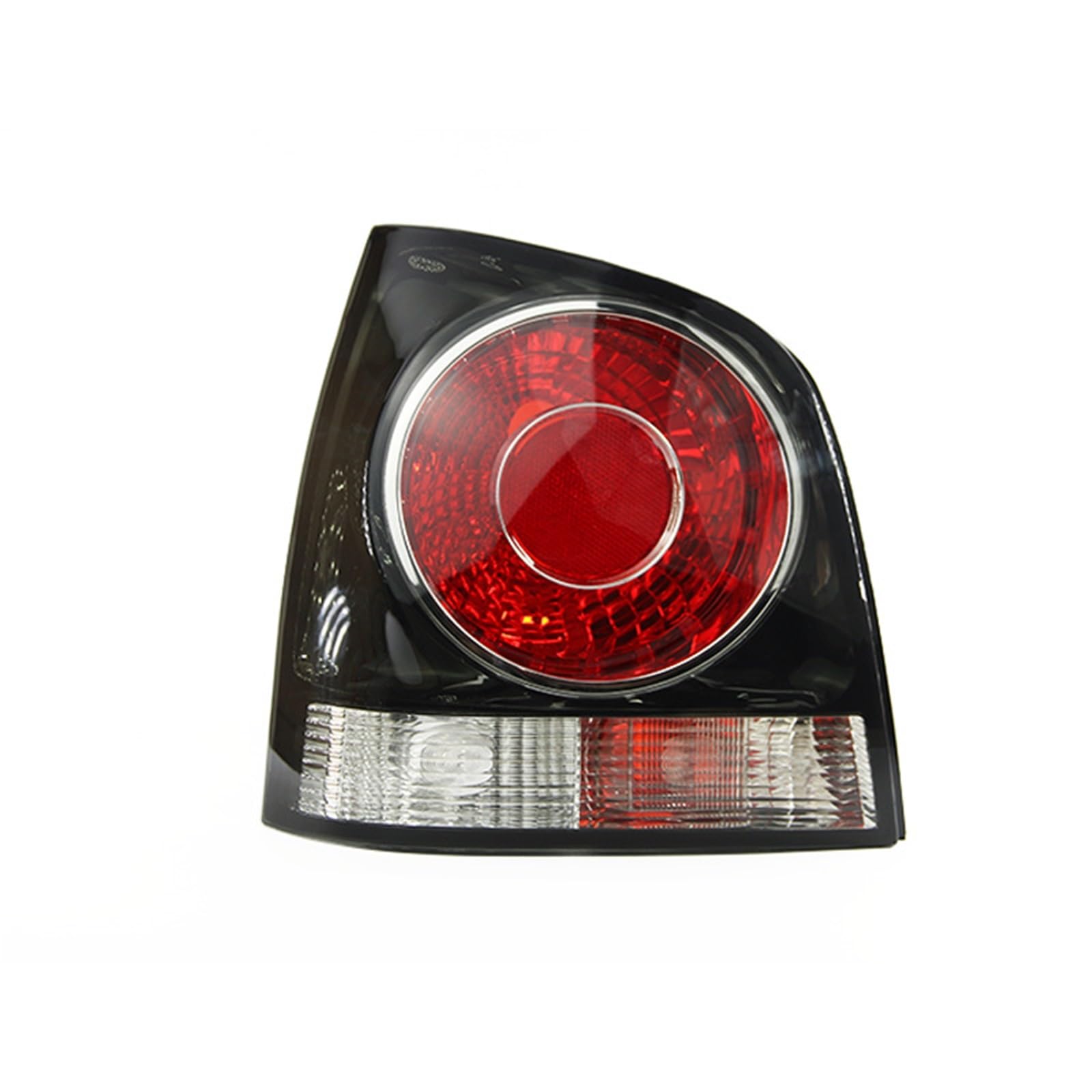 DGOINGPI Rücklicht Komp Hinten Schwanz Licht Lampe Gehäuse Ohne Leuchtmittel Für Volkswagen VW POLO 9N 9N3 Fließheck 2006-2010 Brake Light(1Pc Left Black) von DGOINGPI