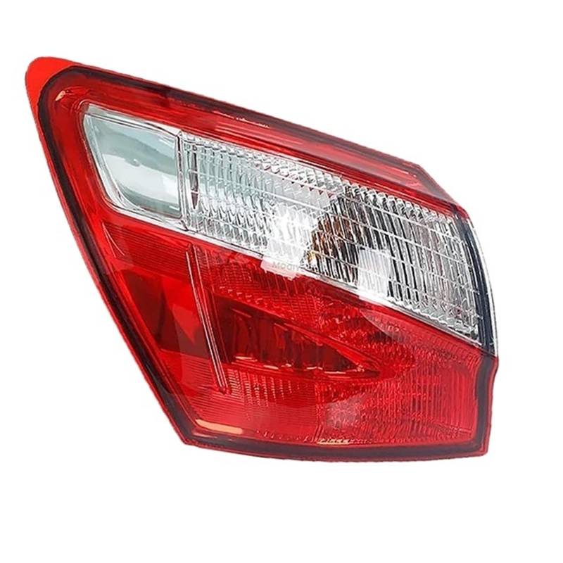 DGOINGPI Rücklicht Komp Hinten rechts Seite Auto Innen Hinten Schwanz Licht Mit/Ohne Birne Fit Für Nissan Qashqai J10 2008-2015 26555-BR01A Brake Light(Outer left side) von DGOINGPI