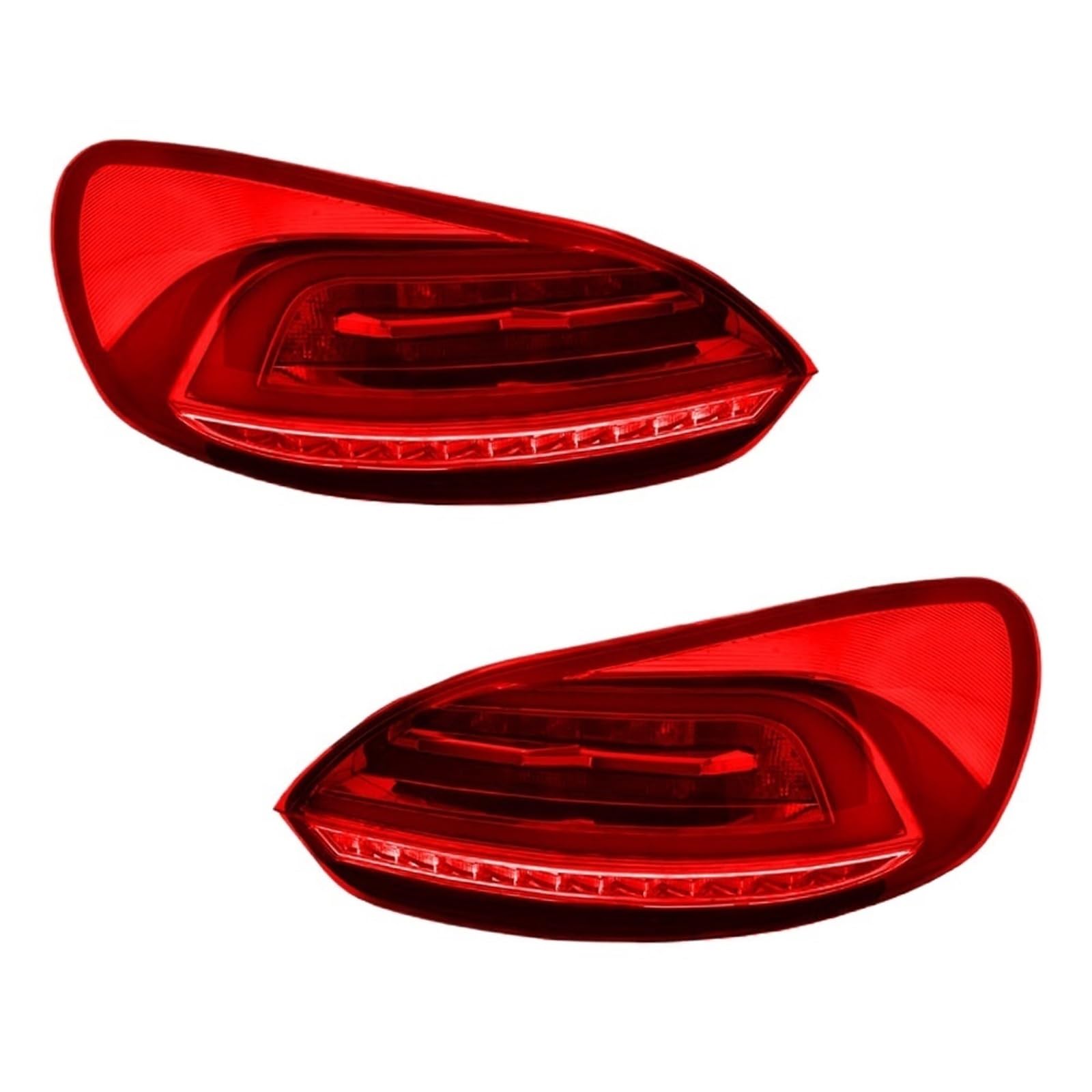 DGOINGPI Rücklicht Komp LED Rücklicht Für Volkswagen Scirocco 2009-2014 Rücklicht Auto Styling DRL Auto Zubehör Hinten Rücklicht Brake Light von DGOINGPI