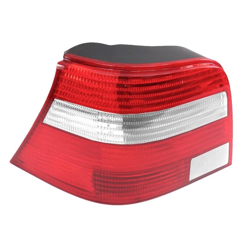 DGOINGPI Rücklicht Komp Lkw Rücklicht Gehäuse Für VW Golf 4 Auto Zubehör Brake Light(Left,Grey Red) von DGOINGPI