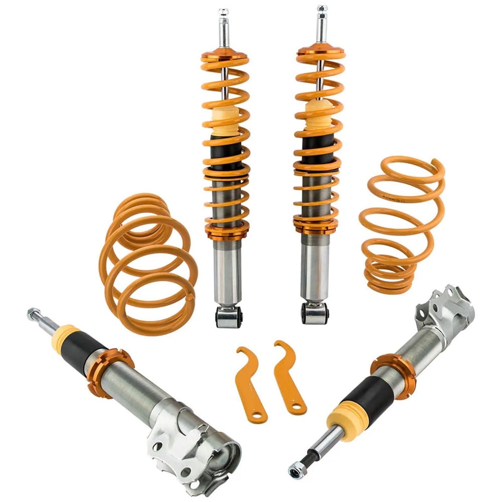 Luftfederung Einstellbare Gewindefahrwerke Suspension Shock Kit Fit Für SEAT Fit Für Ibiza II 6K1 Fit Für VW Polo MK3 6N2 Auto-Stoßdämpfer von DGOINGPI